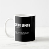 Mug Drôle Kickboxing Enthusiast Dictionary Définition (Gauche)