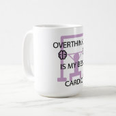 Mug Drôle La Rumination Est Mon Meilleur Exercice De C (Devant gauche)