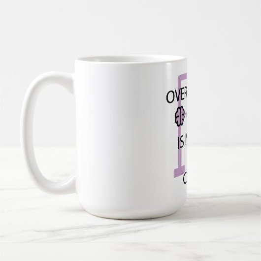 Mug Drôle La Rumination Est Mon Meilleur Exercice De C (Gauche)