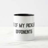 Mug Drôle larmes de mes adversaires de la typographie (Centre)