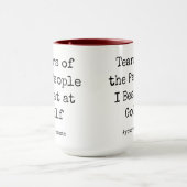 Mug Drôle Larmes des gens que je bat au golf (Centre)