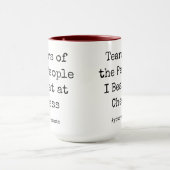 Mug Drôle Larmes des gens que je bat aux échecs (Centre)