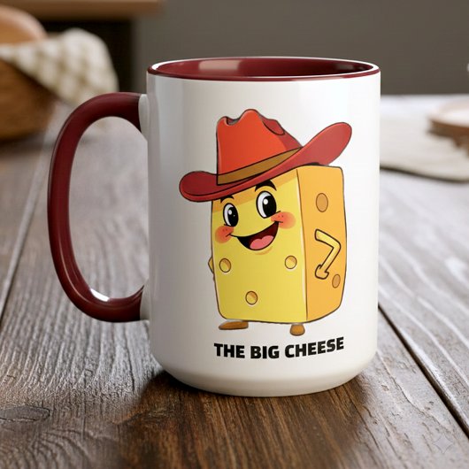 Mug Drôle Le Fromage Géant Chapeau de Cowboy Dix Gallo