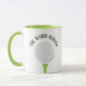 Mug Drôle Le Worm Burner Golf Ball Tee (Gauche)