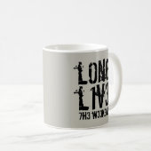 Mug Drôle Leetspeak Long Live Weekend (Devant droit)