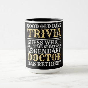 Mug Drôle légendaire docteur retraite