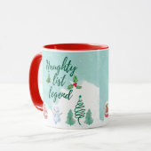 Mug Drôle liste de coquins (Devant gauche)