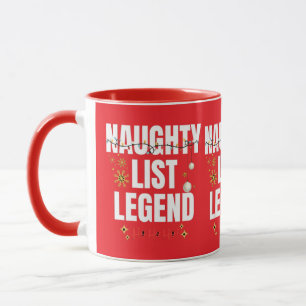 Mug Drôle liste de coquins