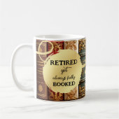 Mug Drôle Livres Vintages Retraite (Gauche)