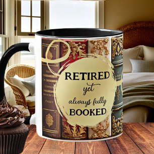 Mug Drôle Livres Vintages Retraite
