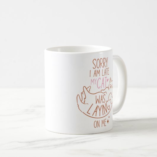 Mug Drôle Maman Chat Dire (Devant droit)