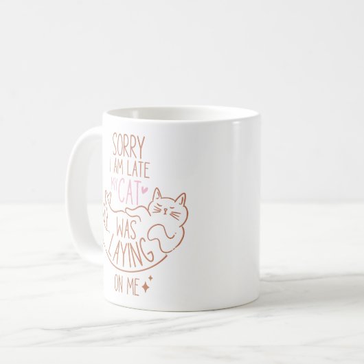 Mug Drôle Maman Chat Dire (Devant gauche)