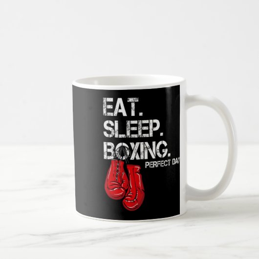 Mug Drôle Manger. Dormir. Répéter. Amateur de boxe jou (Droite)
