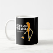 Mug Drôle Marcus Le Ver Memes Je n'aime pas ce Rock  (Gauche)