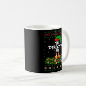 Mug Drôle Matching Famille laid Le Directeur Elf Chris (Devant droit)