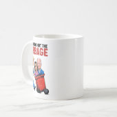 Mug Drôle Mega Trump Président 2024 Le Temps De Sortir (Devant gauche)