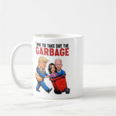Mug Drôle Mega Trump Président 2024 Le Temps De Sortir (Gauche)