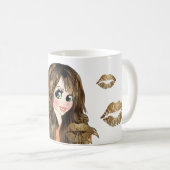 Mug Drôle meilleur ami MAUVAIS INFLUENCE Caricature Ca (Devant droit)