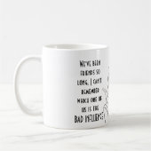 Mug Drôle meilleur ami MAUVAIS INFLUENCE Citer Humour (Gauche)