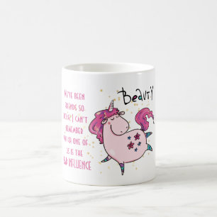 Mug Drôle meilleur ami MAUVAIS INFLUENCE Unicorne Dans
