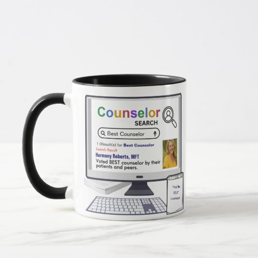 Mug Drôle Meilleur Conseiller Résultat De Recherche Av (Gauche)