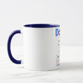 Mug Drôle Meilleur Docteur Recherche Merci (Gauche)