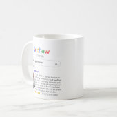Mug Drôle Meilleur Nephew Jamais Résultat De Recherche (Devant gauche)