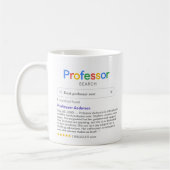 Mug Drôle Meilleur Professeur Recherche Avec Message P (Gauche)