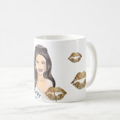 Mug Drôle meilleurs amis avec le même trouble mental c (Devant droit)