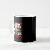 Mug Drôle Meowy Catmas Noël Chats Pull Ugly Gra (Devant gauche)