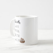 Mug Drôle Merci de sitter chien pour animal de compagn (Devant gauche)