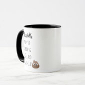 Mug Drôle Merci de sitter chien pour animal de compagn (Devant gauche)