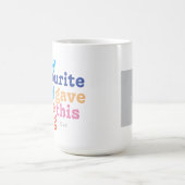 Mug drôle mère britannique ou fête des pères enfant pr (Centre)
