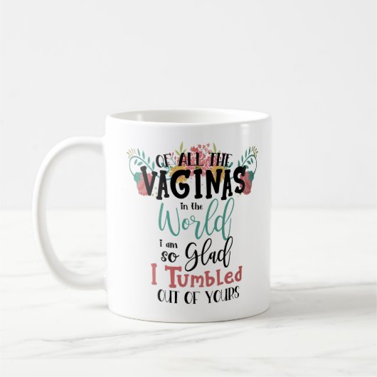 Mug Drôle Mère cadeau de la Fête des Mères de Fille Fi (Gauche)