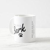 Mug Drôle Mes Enfants Bark Chien Maman (Devant gauche)