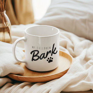 Mug Drôle Mes Enfants Bark Chien Maman