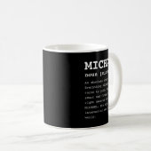 Mug Drôle Michael Pour Toute Personne Nommée Mike Shir (Devant droit)