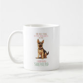 Mug Drôle mieux que café berger allemand (Gauche)