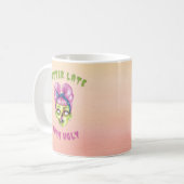 Mug Drôle mieux tard que vilain Zombie (Devant gauche)