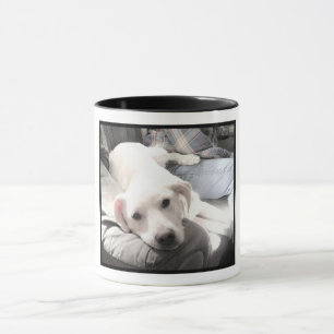 Mug Drôle mignon adorable chien blanc 60e anniversaire