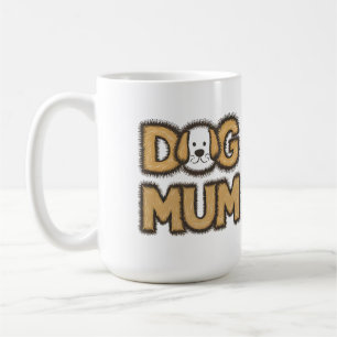 Mug Drôle mignon caricature chien mère mère jour