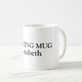 Mug Drôle mignon noms personnalisés sur (Devant droit)