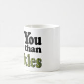 Mug Drôle Mignonne Je T'Aime Plus Que Des Pochettes (Centre)