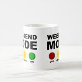 Mug drôle Mode week-end ou Mug de voyage (Centre)