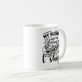 Mug Drôle Mon mari et moi sommes (Devant droit)