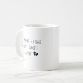 Mug Drôle Mon Partenaire Dans Le Crime Grosse Soeur Ci (Devant gauche)