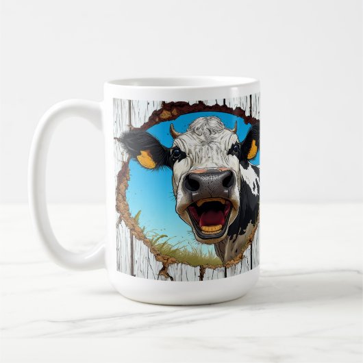 Mug Drôle Moo Mug, Heifer Lover Cup (Gauche)