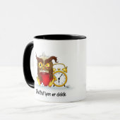 Mug Drôle Morning Cranky Owl (Devant gauche)