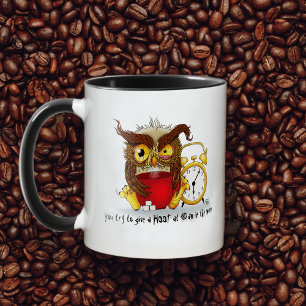 Mug Drôle Morning Cranky Owl