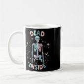 Mug Drôle mort dans le squelette Décontracté Halloween (Gauche)